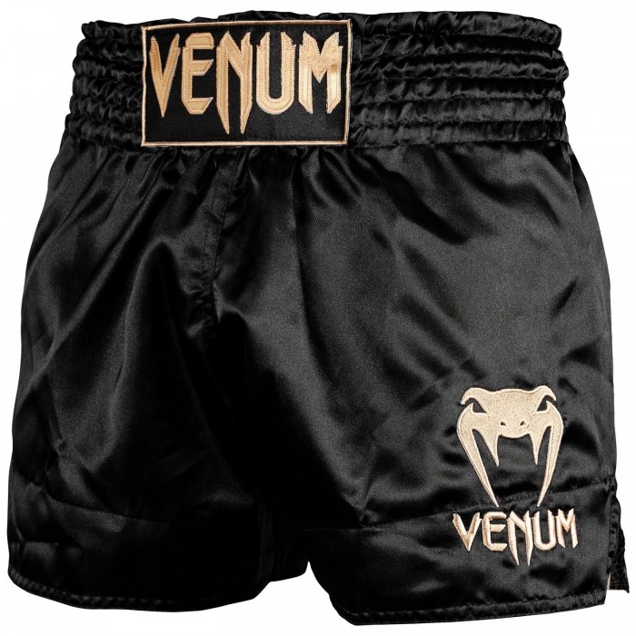 Муай Тай Шорти - Venum Muay Thai Shorts Classic - Black/Gold​